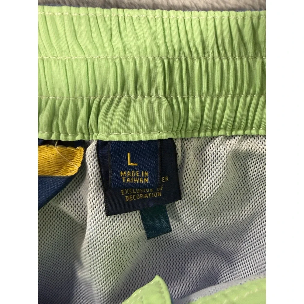 Polo Ralph Lauren‎ Swim Trunks Men's Large Blue Cargo Shorts Swimwear
